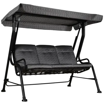 Hammock 3-Sits Trädgårdsgunga 200 x 120 x 170 cm