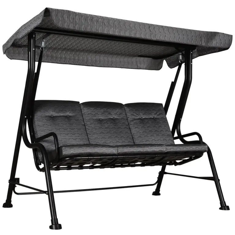 Hammock 3-Sits Trädgårdsgunga Soltak