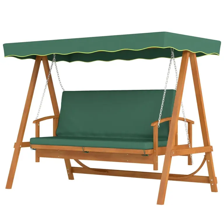 Hammock med Soltak & Dyna Sits Äkta Mörkgrön