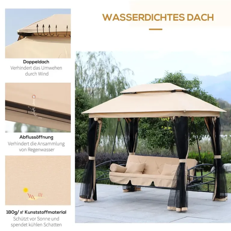 Hammock 3-Sits 256 x 172 x 248 cm
