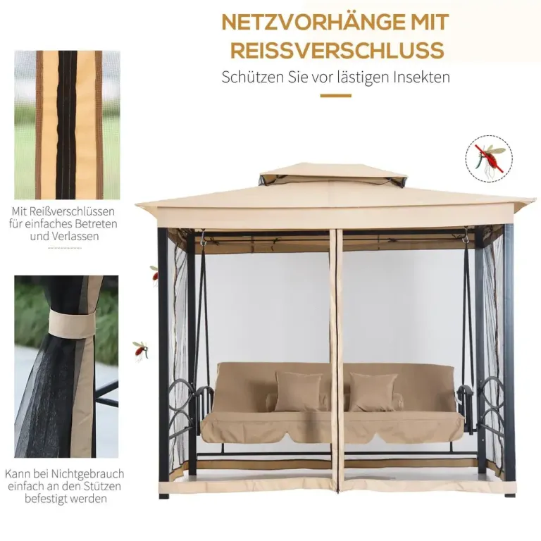 Hammock 3-Sits 256 x 172 x 248 cm