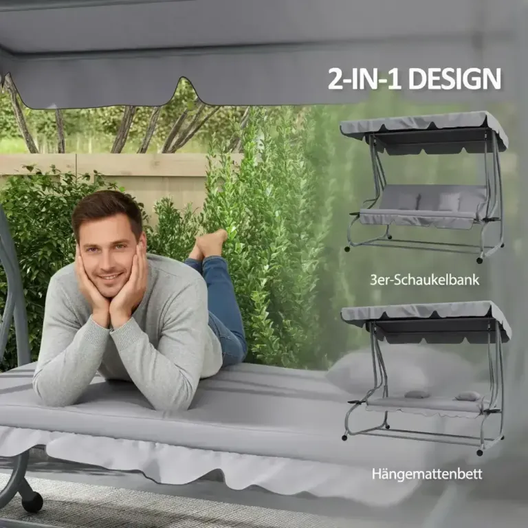 Hammock med Soltak & Dyna Liggfunktion