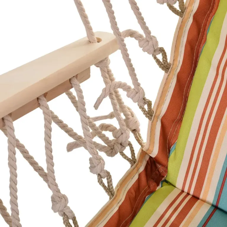 Hängstol med Dyna och Tvärstång Lätt Att Bära Upp till 100 Inomhus