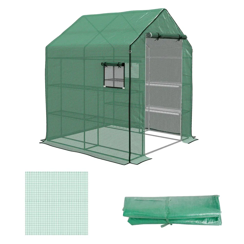 Ersättningsväxthusduk Roll-Up Fönster 140 x 143 x 190 Cm