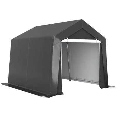 Garagetält med Rullport och Ventilation 3 x 3 m, Grå