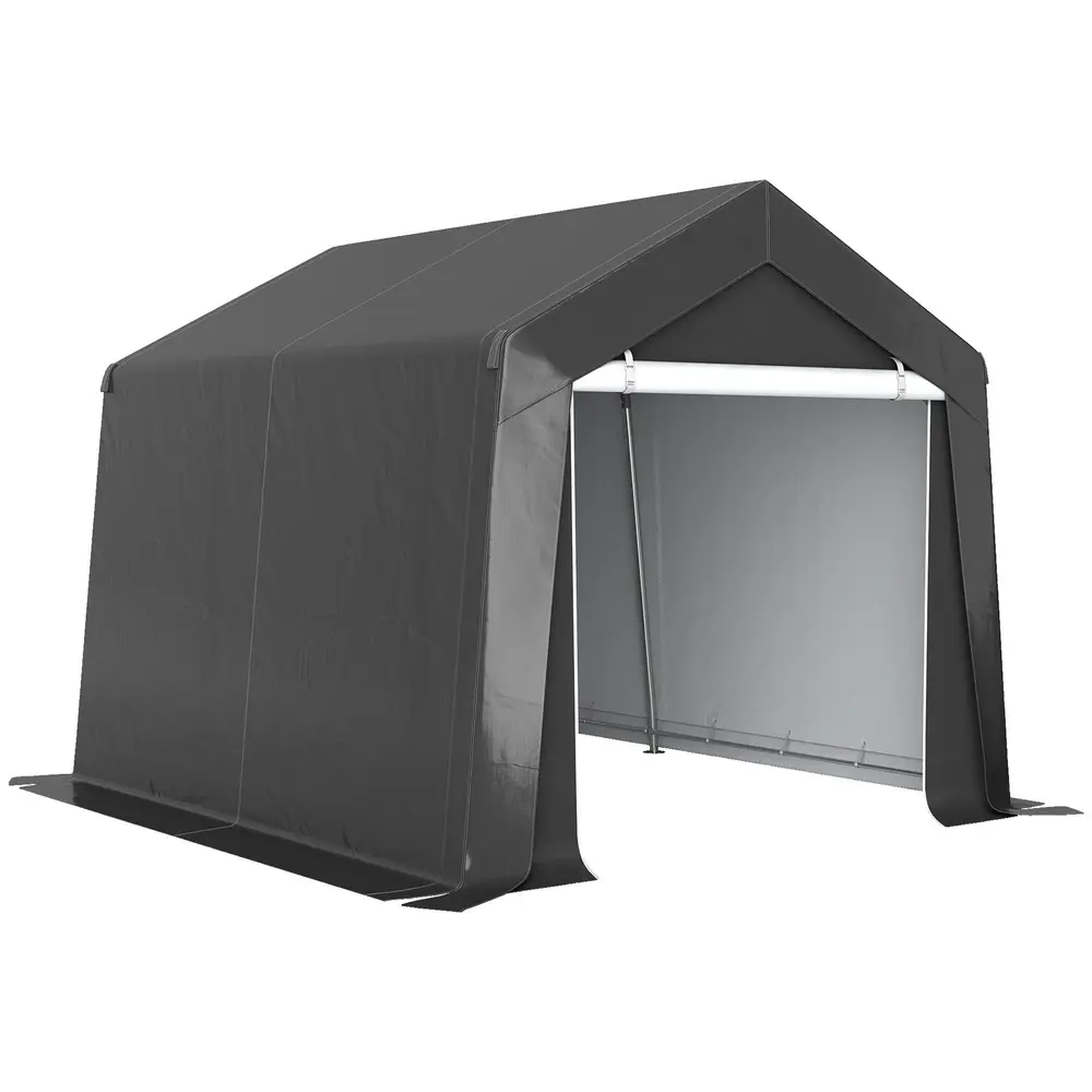 Garagetält med Rullport och Ventilationsfönster för 3 x 3 M