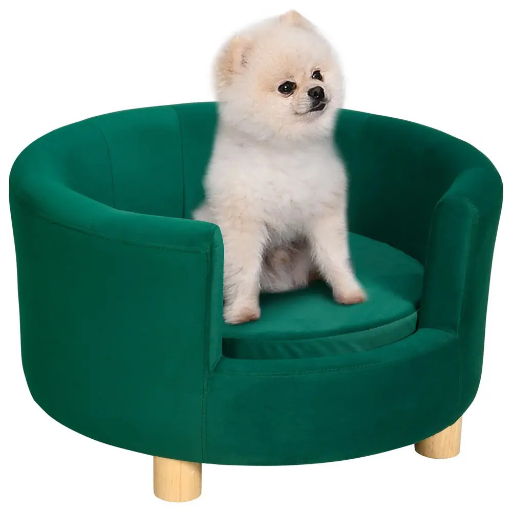 Hundsäng Elegant Hundsoffa med Mjukt 65 x 64 x 37 Cm