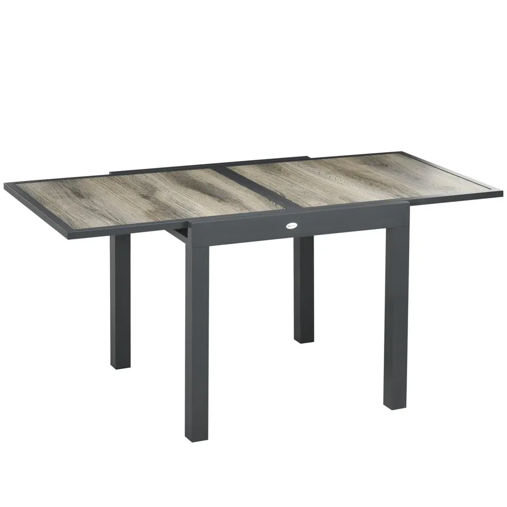 Utdragbart Trädgårdsbord i Aluminium 160 x 80 x 75 cm