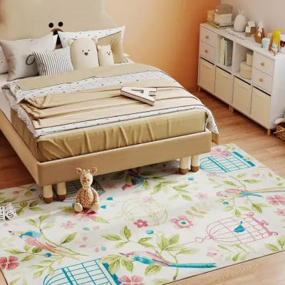 Country Rug Mångsidig i Polyester Lättskött Färgglad