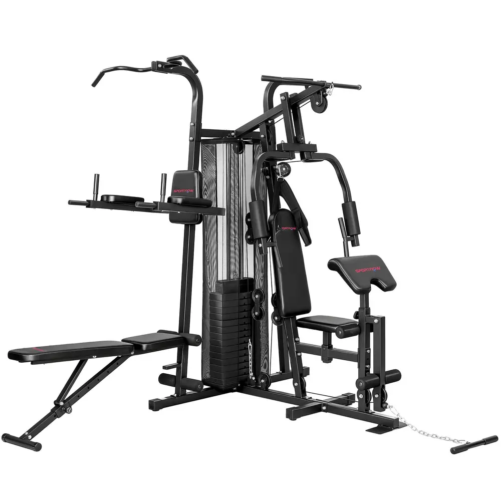 Multigym Hemmagym Multifunktionell Svart Stål