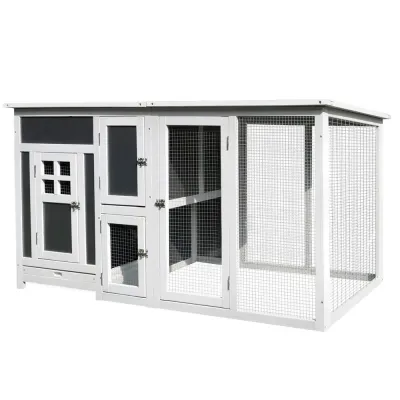 Hönshus för 1-2 Kycklingar med Holk 160 x 75 x 80 cm