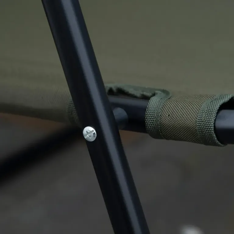 Hopfällbar Campingstol med Armstöd och Mugghållare 2-sits