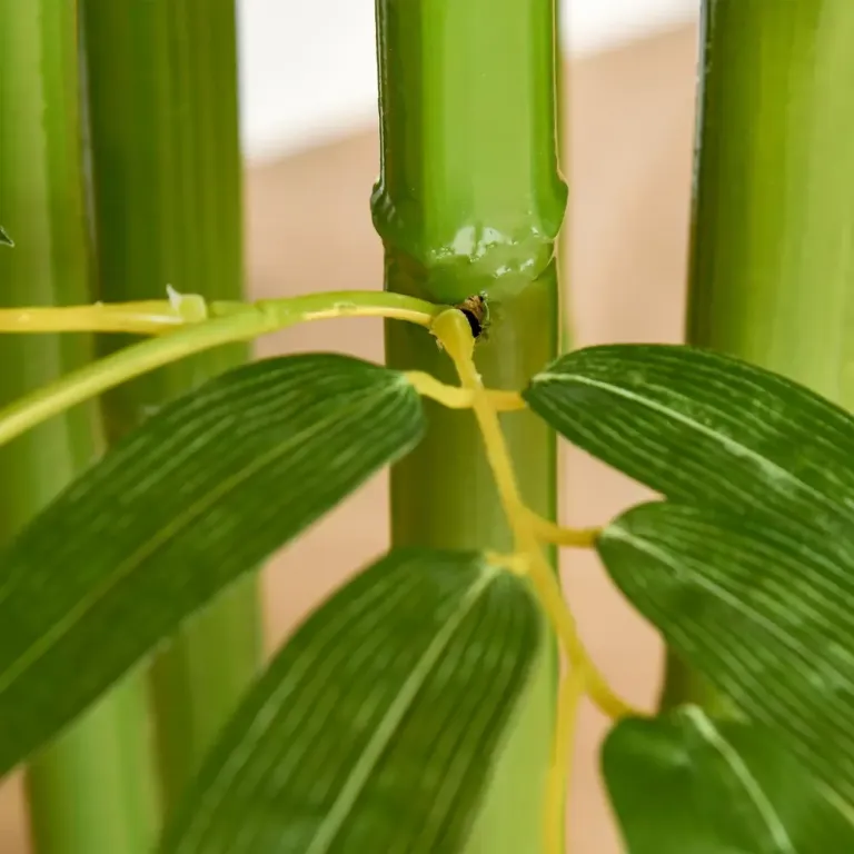 Konstgjord Växt Bambu Konstträd i Kruka Grön 140 cm
