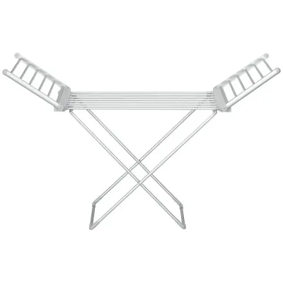 Torkställning Klädtork Elektrisk 144 x 53 x 91 cm, Silver