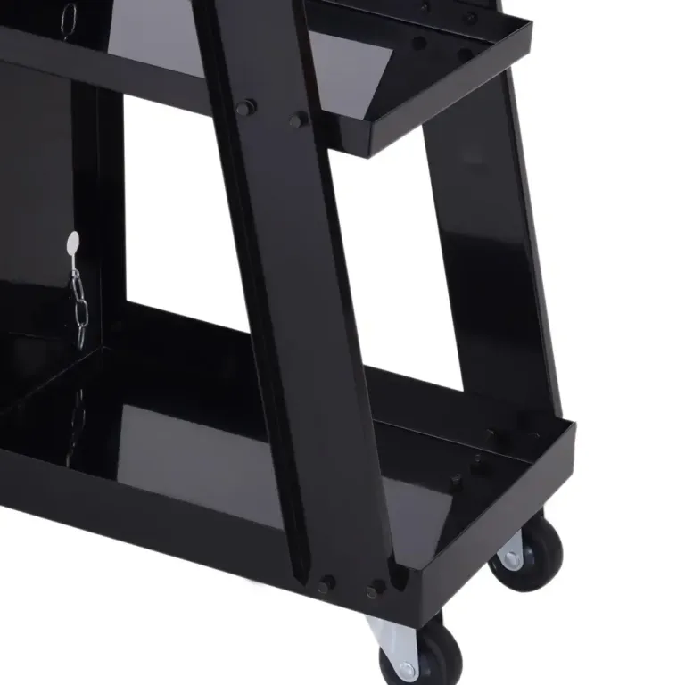 Svetsvagn 3 Hyllplan Rullbar Vagn 71 x 39 x 70 cm