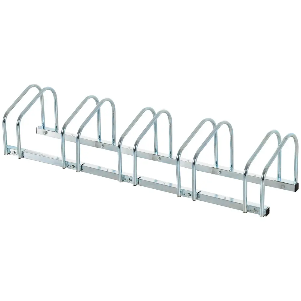 Cykelställ för 5 Cyklar Parkeringsställ 145 x 33 x 27 Cm