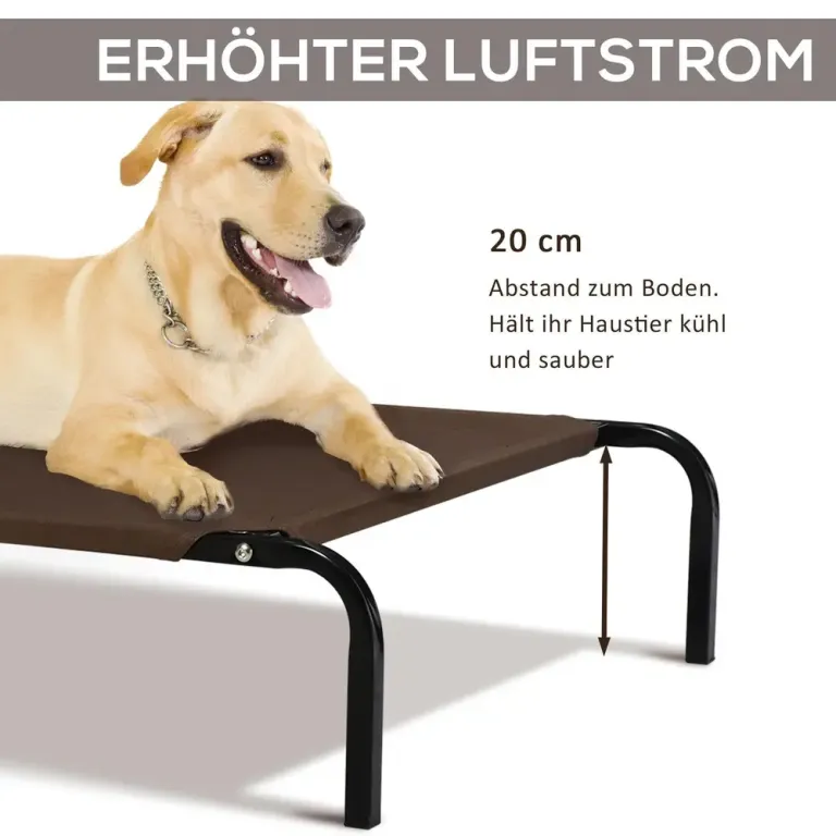 Hundbädd och Utomhusbädd för Hund 130 x 80 x 20 cm