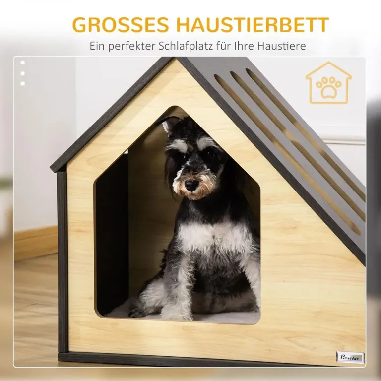 Hundkoja för Inomhusbruk med Dyna, Brun