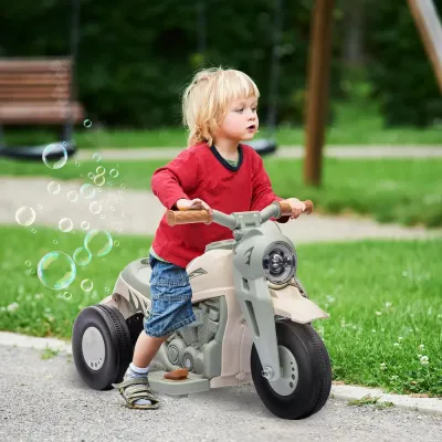 Elmotorcykel för Barn 6 v med Musik för 2–5 År 2,5–3 km/h