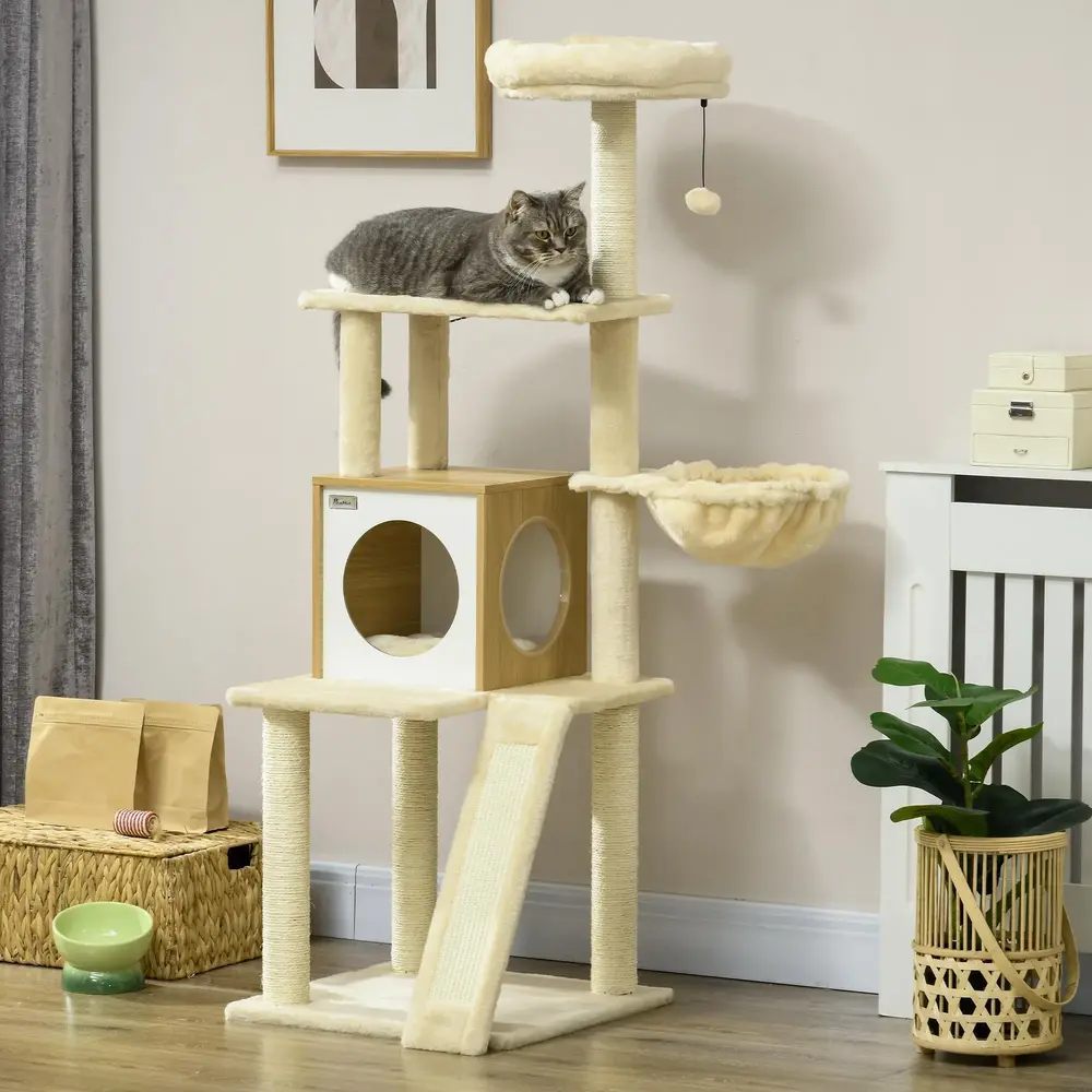 Klösträd Klösträd Beige av Trä och Sisal 141,5 Cm