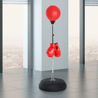 Boxningsset med Stansboll Höjdjusterbar 126–144 cm