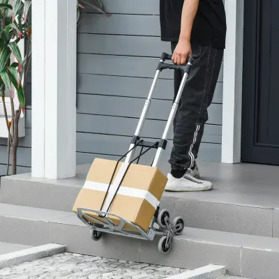 Hopfällbar Magasinkärra i Aluminium Transportkärra