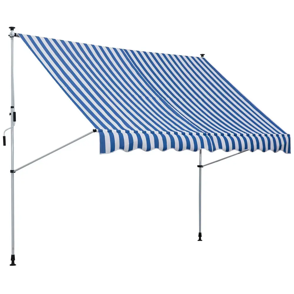 Markis med Vev Höjdjusterbar 300 x 150 x 170-280 Cm