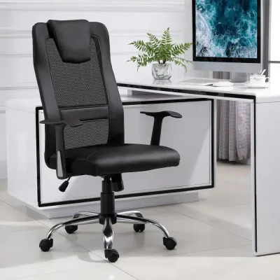 Ergonomisk Kontorsstol Höj- och Sänkbar med Vippfunktion