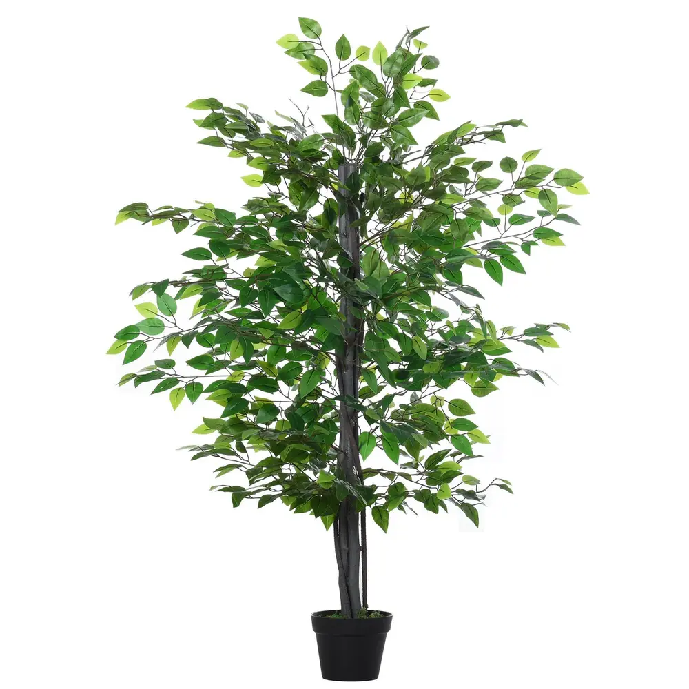 Konstgjort Banyan-Träd Naturtrogen Konstväxt 20 x 145 Cm