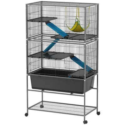 Husdjursbur 5 Nivåer Halkfria Ramper 88x48x150,5 cm