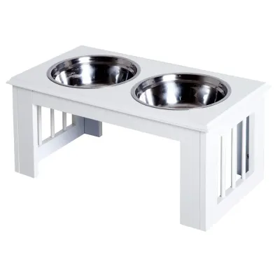 Upphöjd Matbar för Hundar Matstation 58,4 x 30,5 x 25,4 cm