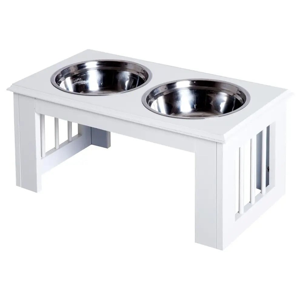 Upphöjd Matbar för Hundar Matstation 58,4 x 30,5 x 25,4 Cm