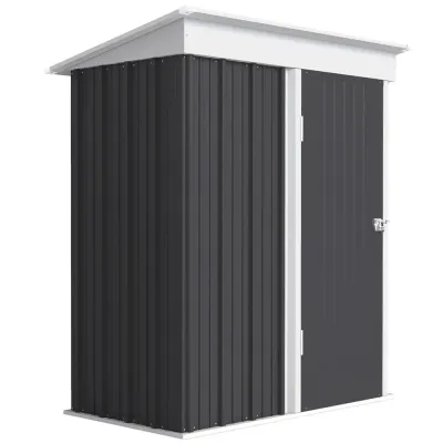 Redskapsbod med Hyllplan och Låsbar Dörr 150 x 120 x 180 cm