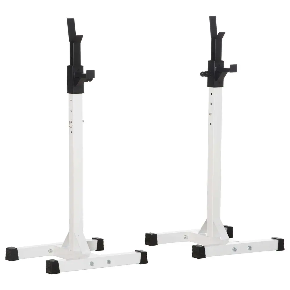 Skivstångsställ 2-Pack Hantelställning 105-160 Cm
