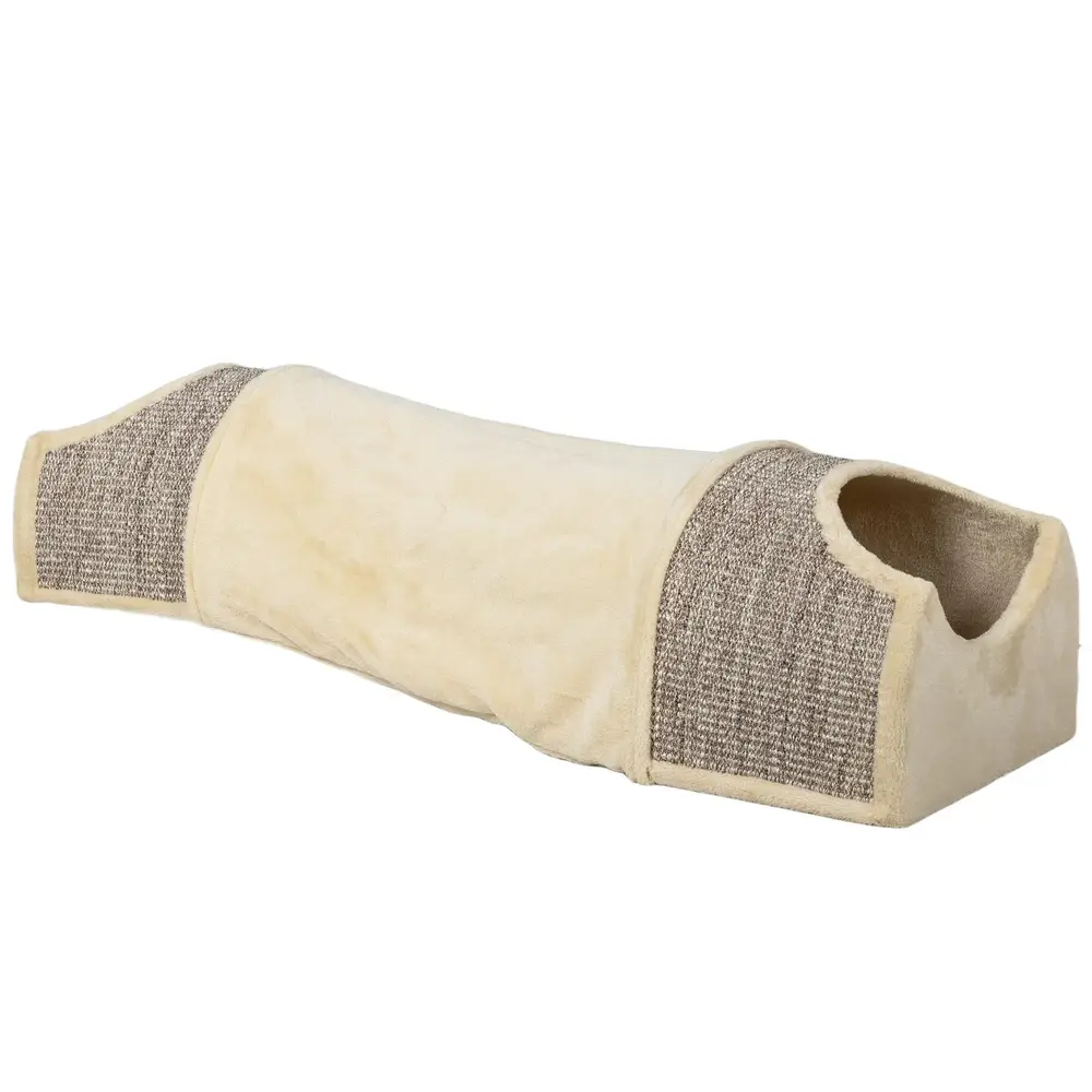 Katttunnel Lektunnel Beige av Polyester för Katter