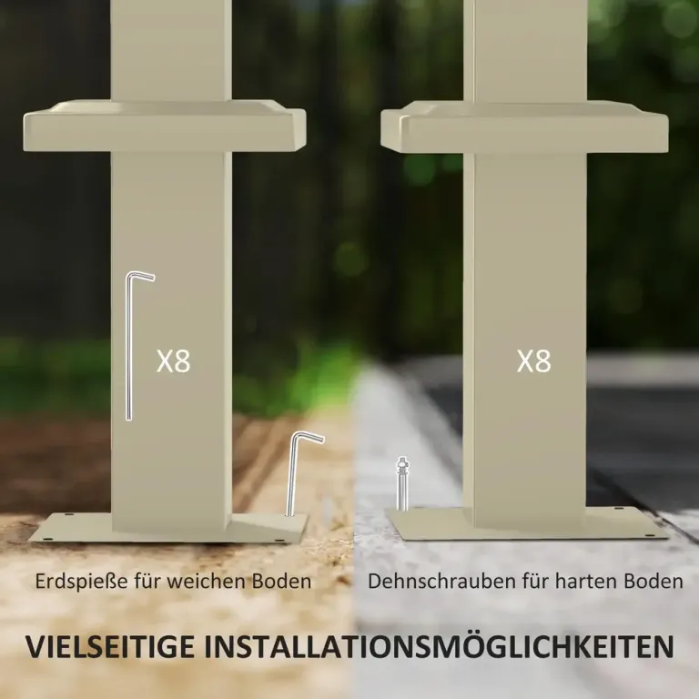 Pergola med Utdragbart Tak och UPF30+ Skydd 3 x 3 m