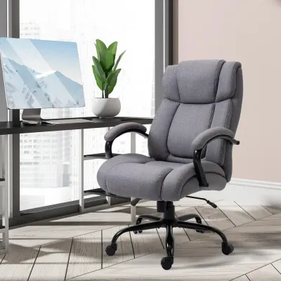Ergonomisk Kontorsstol XXL Skrivbordsstol med Tjock