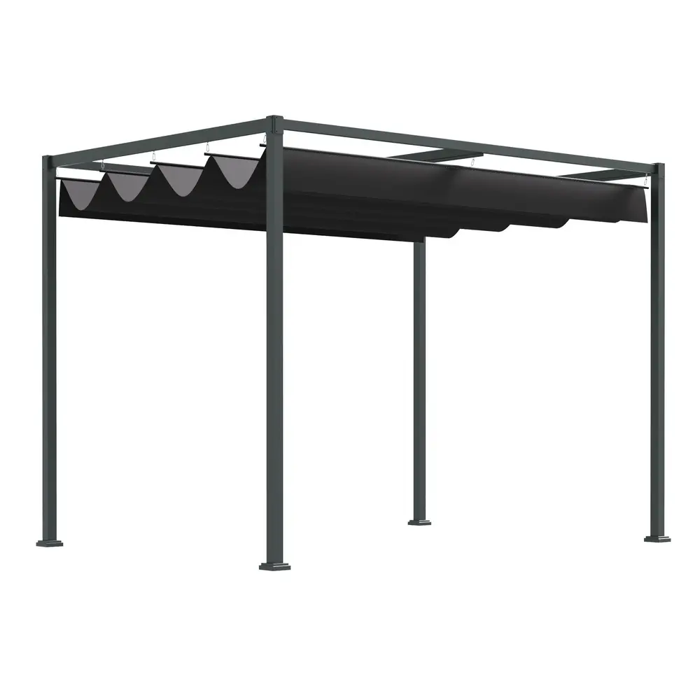 Pergola med Tak Trädgårdspaviljong i 298 x 213 x 221 Cm
