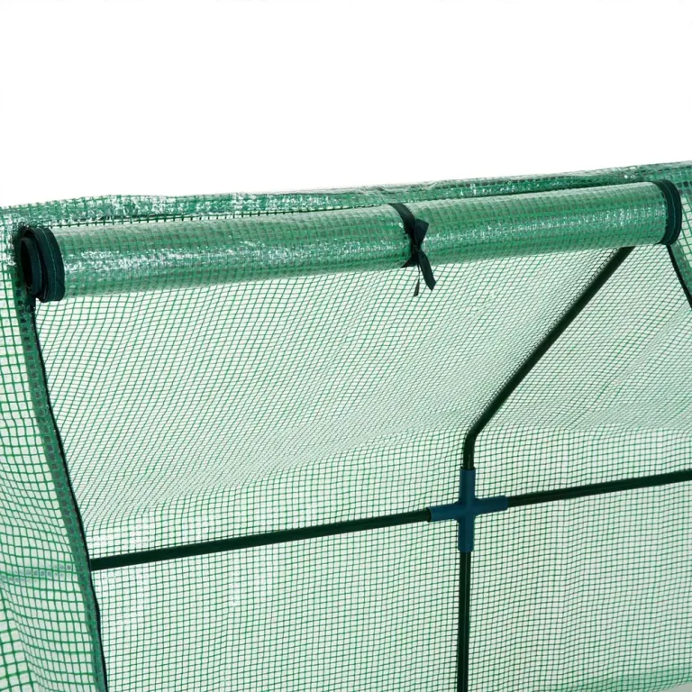 Litet Växthus Kallram Grön Folie 270 x 90 x 90 cm