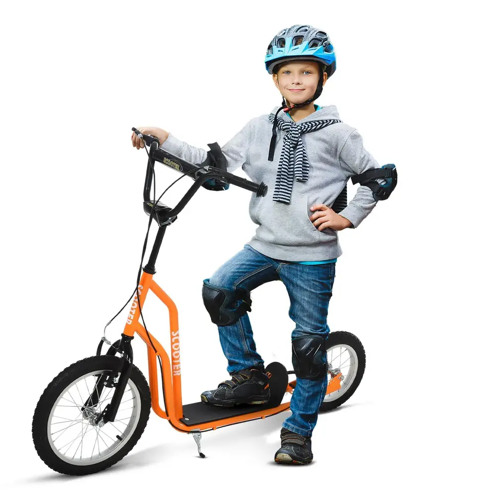 Barnskoter från 5 År Sparkscooter 135 x 58 x 88-94 Cm