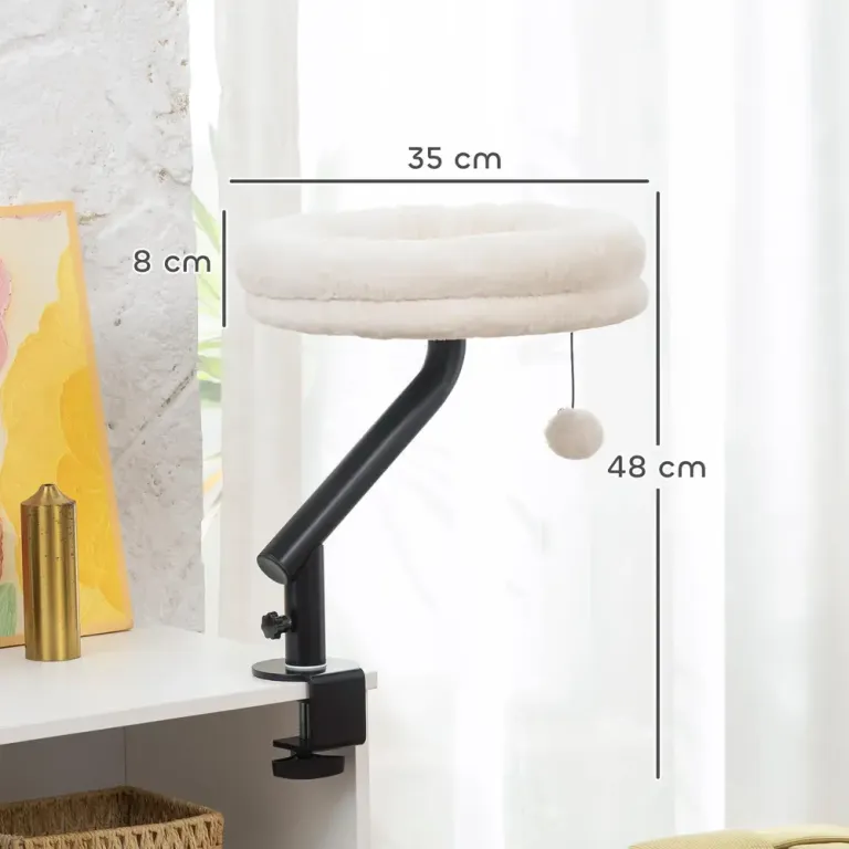 Kattbordssäng Kattsäng för Skrivbord med 360° Rotation Justerbar
