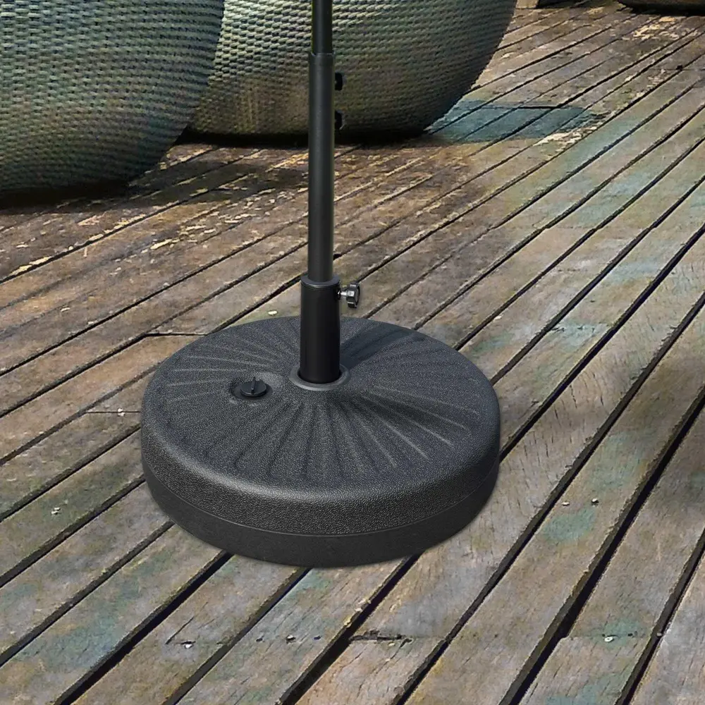 Rund Parasollfot i Cement Parasollstativ 51 Cm