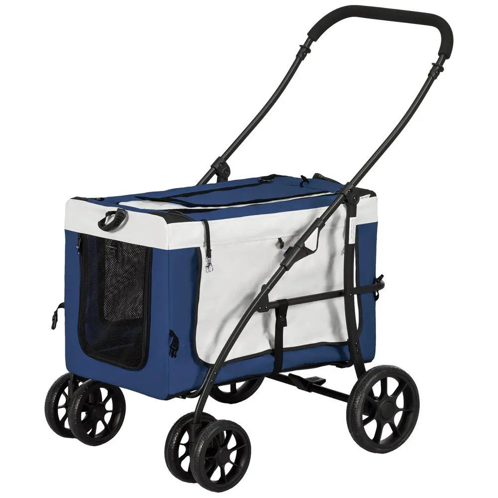Hundbuggy Upp till 10 Kg Vikbara 81 x 58 x 97,5 Cm