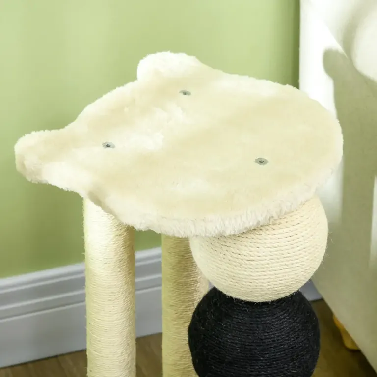 Klösträd för Katter med Koja och Sisalpelare 15 cm