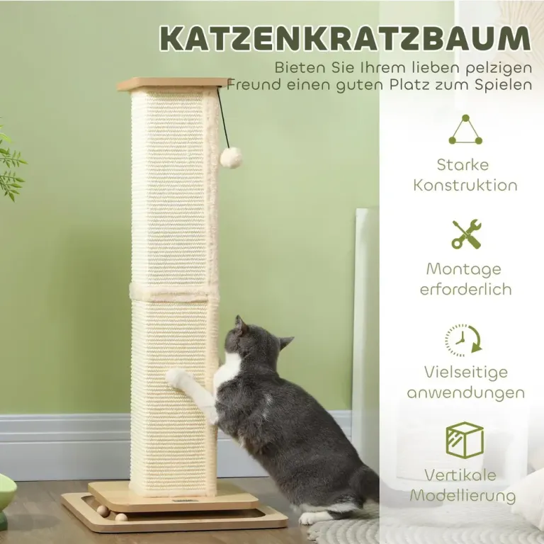Klösträd för Katter med Sisalpelare 87 cm