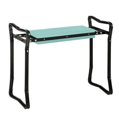 Knäpall Mörkgrön Stål för Trädgårdsarbete 58 x 28 x 49 cm