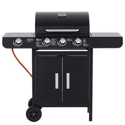 Gasolgrill 3 Huvudbrännare + 1 110 x 50 x 100 cm