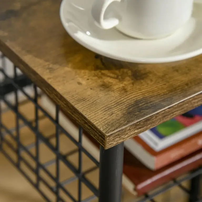 Köksvagn med Korgar och Hyllor Rullbar Industriell Design