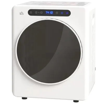Kompakt Torktumlare 6 Program 40-60°c 3 kg Kapacitet, Vit Display