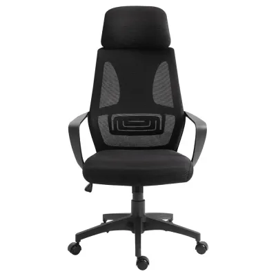 Kontorsstol med Gungfunktion Höjdjusterbar Nackstöd Ergonomisk
